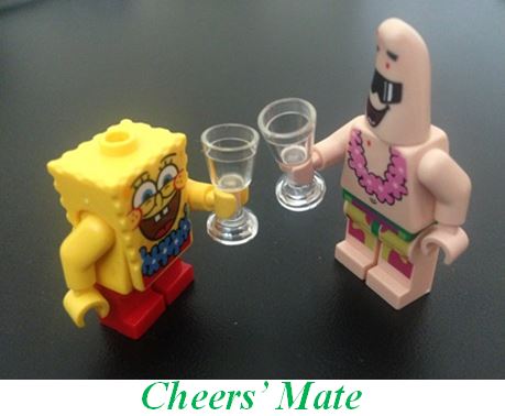 Emjoying a drink